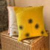 Housse-coussin-allium-jaune